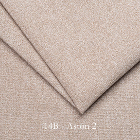 Scaun BOS 10, castan/bej - Aston 2, lemn de fag/stofa clasica, 43x40x94 cm