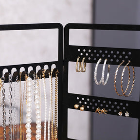 Suport bijuterii JEWEL-1, negru, metal, 45x40 cm
