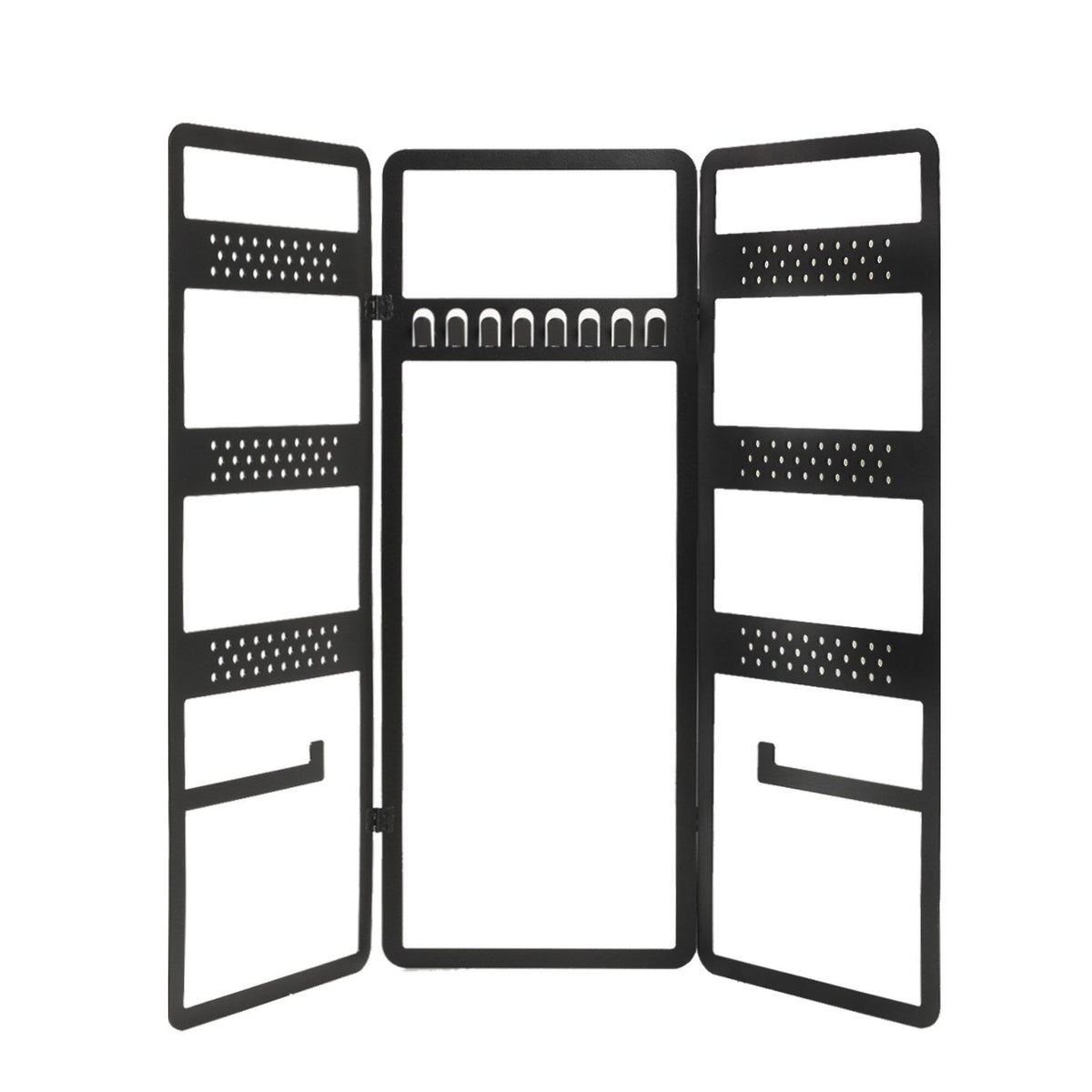 Suport bijuterii JEWEL-1, negru, metal, 45x40 cm