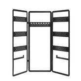 Suport bijuterii JEWEL-1, negru, metal, 45x40 cm