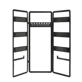 Suport bijuterii JEWEL-1, negru, metal, 45x40 cm