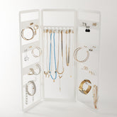Suport bijuterii JEWEL-2, alb, metal, 45x40 cm