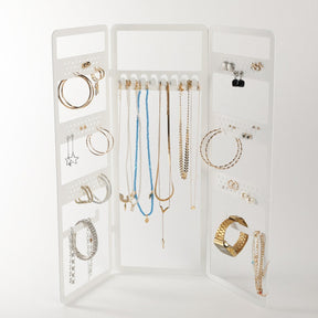Suport bijuterii JEWEL-2, alb, metal, 45x40 cm