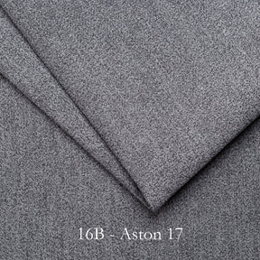 Scaun BOS 10, stejar grandson/gri - Aston 17, lemn de fag/stofa clasica, 43x40x94 cm