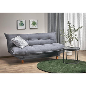 Canapea extensibila PILLOW, gri, stofa - Diljia 14, 190x100/120x85 cm