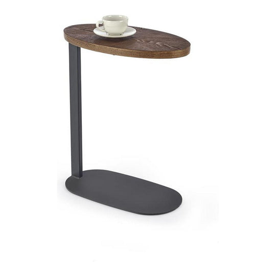 Masuta cafea DELPHI, nuc/negru, 48x26x58 cm