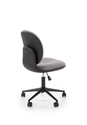 Scaun birou ORION, gri deschis/negru, stofa clasica/polipropilena, 46x55x89/99 cm