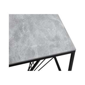 Masuta de cafea INFINITY 2, gri/negru, 55x55x55 cm