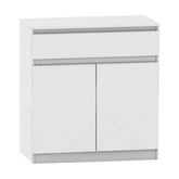 Comoda HANY NEW 007, DTD laminat, alba, 90x49x95,4 cm