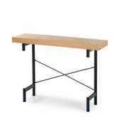 Consola Inferno stejar, 106x30x77 cm