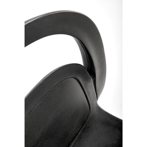 Scaun K490, negru, plastic, 46x56x80 cm