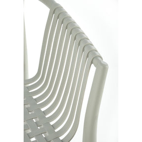 Scaun K492, gri, polipropilen, 60X66X84 cm