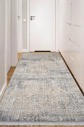 Covor NOTTA, 100x150 cm, forma dreptunghiulara, poliester, gri, 1121