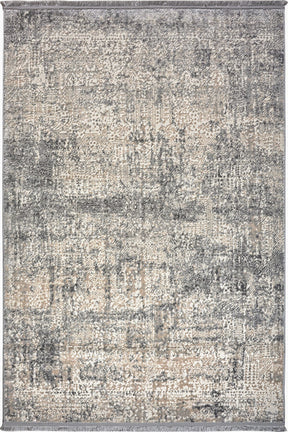 Covor NOTTA, 100x150 cm, forma dreptunghiulara, poliester, gri, 1121