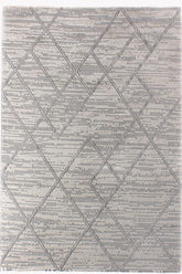 Covor MOTTO, 100x150 cm, forma dreptunghiulara, poliester, gri, 4587