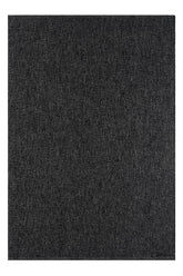 Covor RUSTICANA, 80x150 cm, forma dreptunghiulara, polipropilena, negru, 3105
