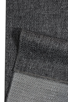 Covor RUSTICANA, 80x150 cm, forma dreptunghiulara, polipropilena, negru, 3105