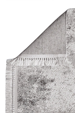 Covor BASTIA, 100x150 cm, forma dreptunghiulara, polipropilena, gri inchis/crem, 1275