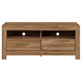 Comoda TV GENT, stejar, PAL, cu iluminare LED, 139x54x60 cm