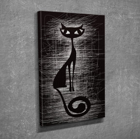 Tablou DC213, negru, panza, 30x40 cm