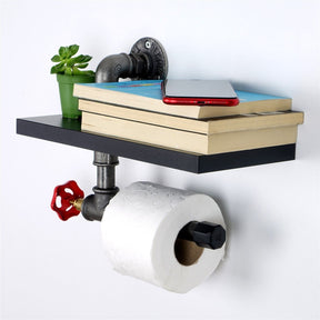 Suport pentru hartie igienica BORURAF241, negru, 30x14x22 cm