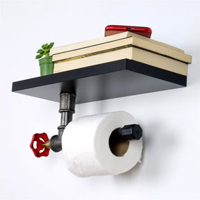 Suport pentru hartie igienica BORURAF241, negru, 30x14x22 cm