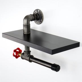 Suport pentru hartie igienica BORURAF241, negru, 30x14x22 cm