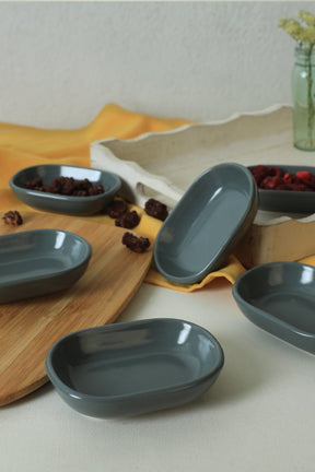 Set 6 boluri 275KRM2135, verde, ceramica, 11 cm