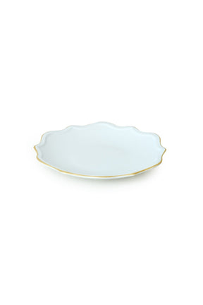 Set de cina 275KRM2222, 24 piese, alb, ceramica