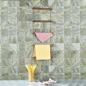 Stander prosoape 281MST2319, maro, lemn, 29x70 cm