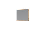 Oglinda de baie AVIOLA, stejar artisan, PAL laminat, cu iluminare led, 80x60 cm