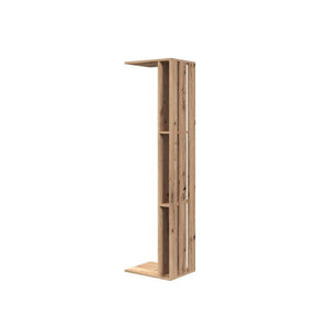 Raft baie AVIOLA, stejar artisan, PAL laminat, 45x35x168 cm