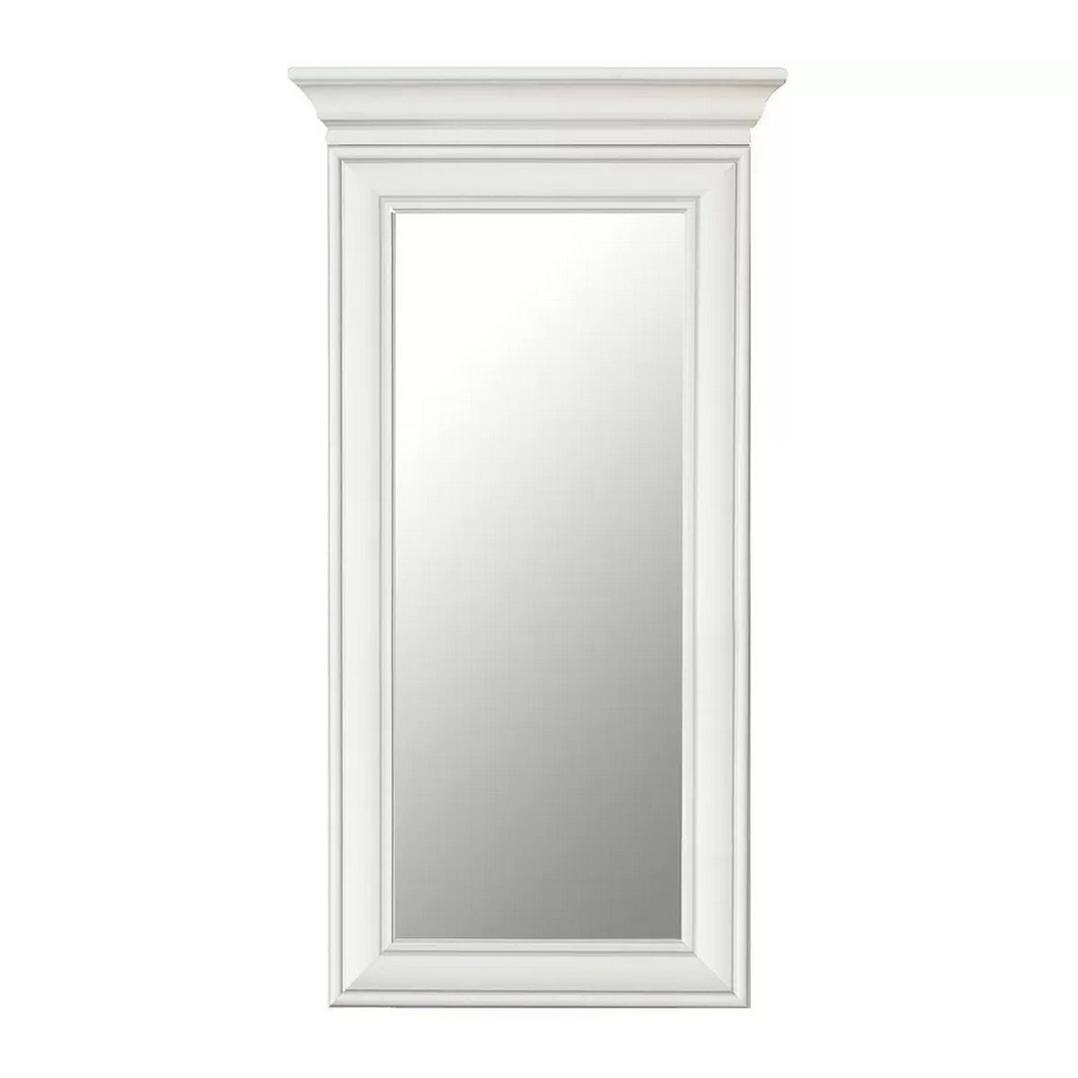 Oglinda perete Idento B, alb, 58.5x6.5x110 cm