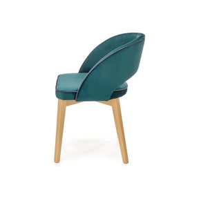 Scaun MARINO, verde inchis/stejar auriu, 51x57x78x47 cm