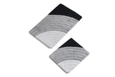 Set 2 covorase baie WELL, forma dreptunghiulara, acril, multicolor