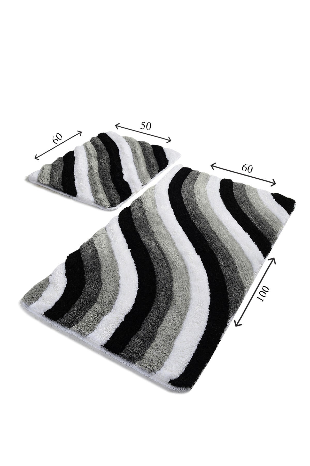 Set 2 covorase 359CHL2230, forma dreptunghiulara, acril, multicolor