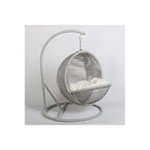 Balansoar pentru pisici Cat, gri, snur macrame/metal, 45x45x70 cm