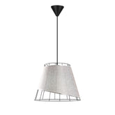 Lustra CONIFORM, gri/negru, metal, 30x65 cm