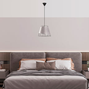 Lustra CONIFORM, gri/negru, metal, 30x65 cm