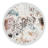 Covor, 160x160 cm, forma rotunda, poliester 100%, multicolor, ALN400609RN12