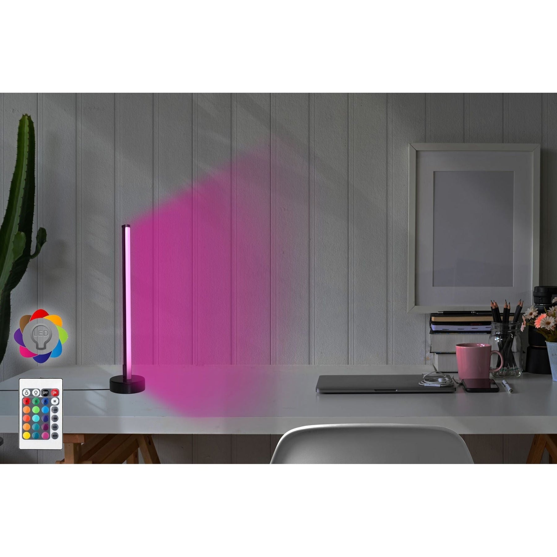 Lampa de perete Lumos Mensa, 45 cm, multicolor