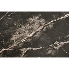 Masuta de cafea MONOLIT, marmura neagra furniruit, 80x41 cm
