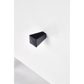 Noptiera SILVIA, alb/negru, PAL, 40x40x52 cm