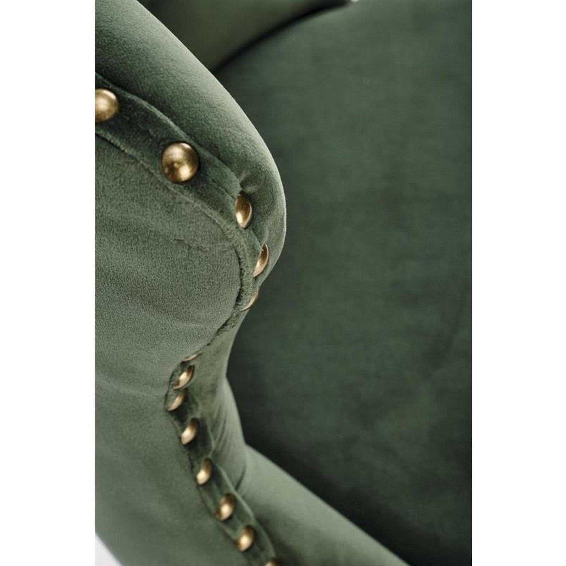 Scaun de bar H117, verde/negru, stofa catifelata, 47x52x96 cm