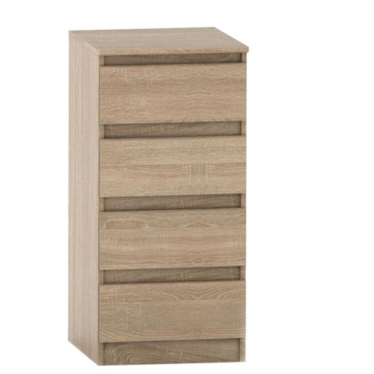 Comoda cu sertare HANY NEW 009, PAL laminat, stejar sonoma, 45,2x49x95,4 cm