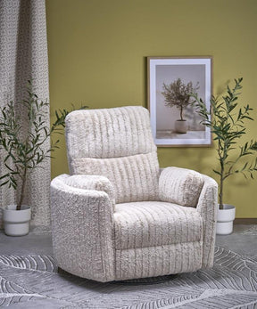 Fotoliu recliner PEGAS, stofa bej, 110x100/170x108/81 cm
