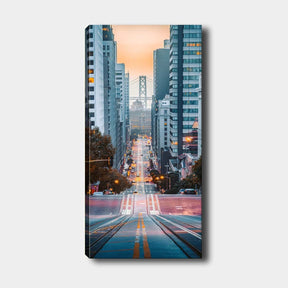 Tablou 451ERN1889, multicolor, panza, 50x120 cm