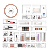Set 12 organizatoare 452PTR1118, transparent, plastic