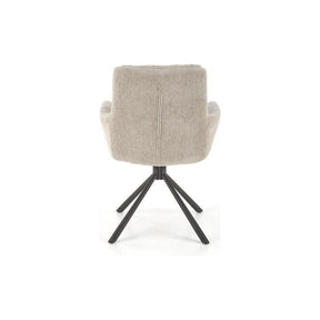 Scaun rotativ K495, bej, stofa clasica, 87x60x65 cm