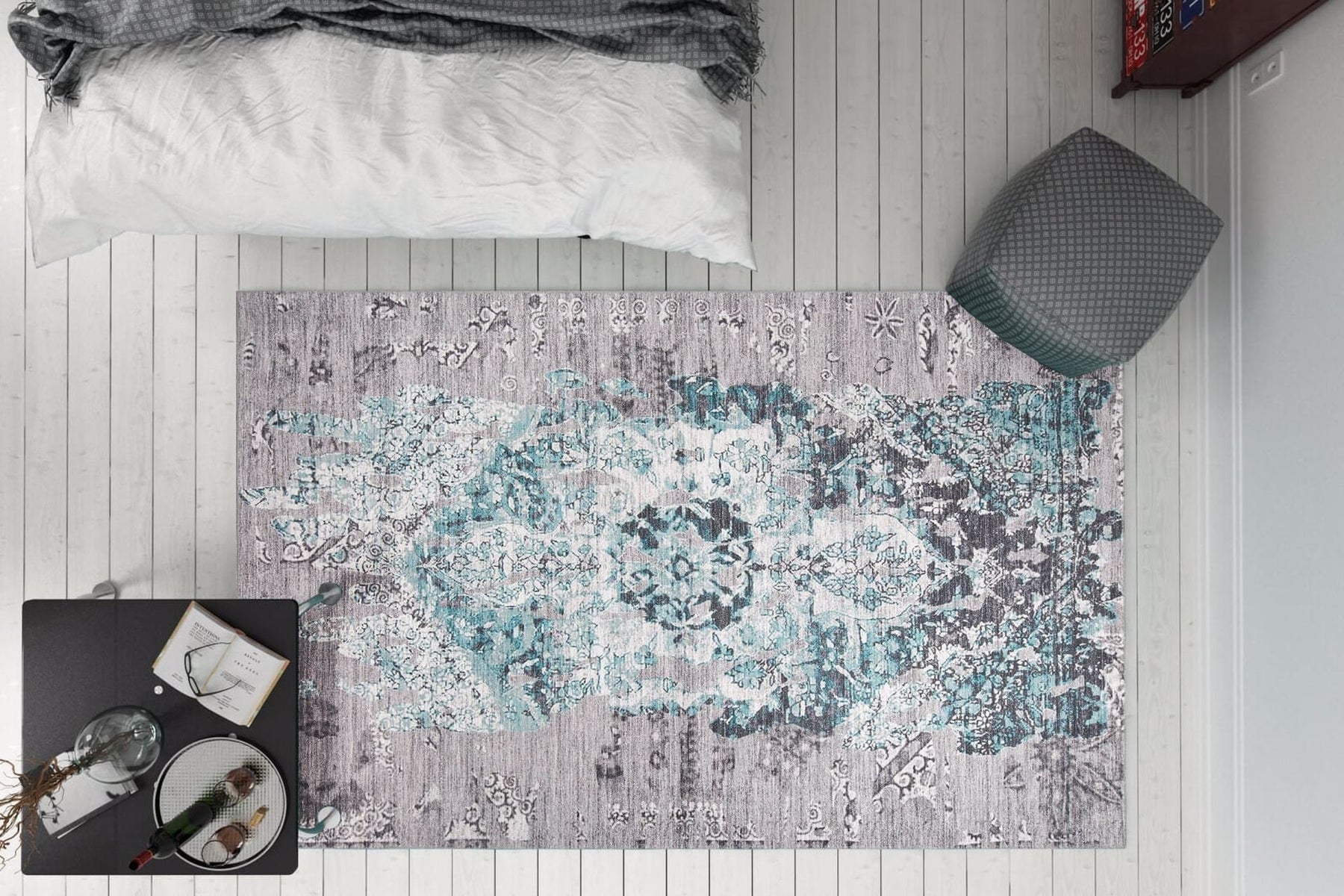 Covor FUSION CHENILLE, 75x150 cm, forma dreptunghiulara, poliester, multicolor, AL 198